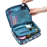 Multifunction Cosmetic Bag Travel Make Up Bag Zipper Clear Makeup Case Toiletry Wash Functional Organizer Storage Pouch
