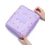 Multifunction Cosmetic Bag Travel Make Up Bag Zipper Clear Makeup Case Toiletry Wash Functional Organizer Storage Pouch