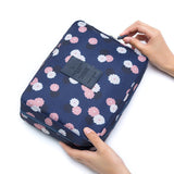 Multifunction Cosmetic Bag Travel Make Up Bag Zipper Clear Makeup Case Toiletry Wash Functional Organizer Storage Pouch