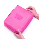 Multifunction Cosmetic Bag Travel Make Up Bag Zipper Clear Makeup Case Toiletry Wash Functional Organizer Storage Pouch