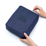 Multifunction Cosmetic Bag Travel Make Up Bag Zipper Clear Makeup Case Toiletry Wash Functional Organizer Storage Pouch